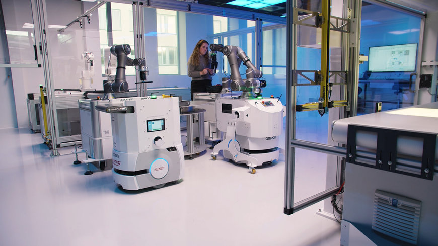 Desarrollo de una producción flexible e inteligente: una universidad noruega crea un nuevo laboratorio de producción dotado de robots